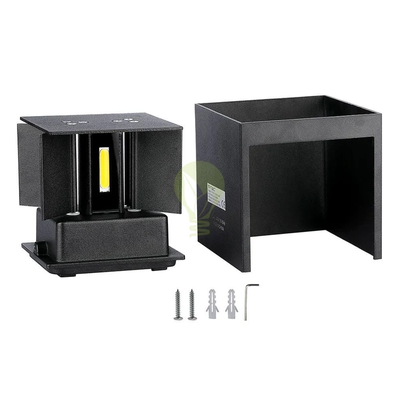 12x | SMART Cube Wandleuchte | Dimmbar | Zigbee | Schwarz | Farbtemperatur einstellbar | Hue-kompatibel