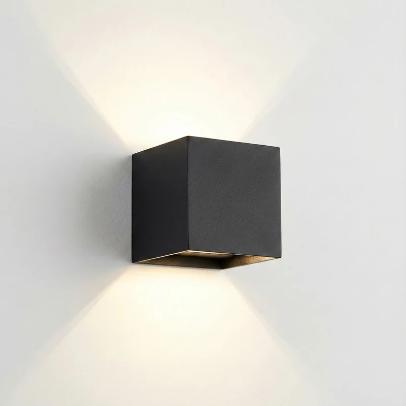 4x SMART Cube Wandleuchte | Dimmbar | Zigbee | Schwarz | Farbtemperatur einstellbar | Hue-kompatibel