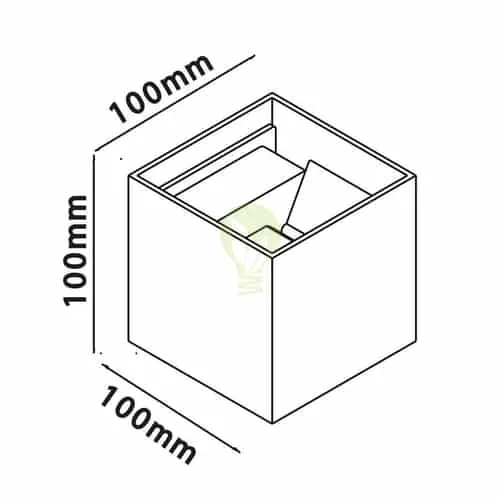 4x SMART Cube Wandleuchte | Dimmbar | Zigbee | Schwarz | Farbtemperatur einstellbar | Hue-kompatibel