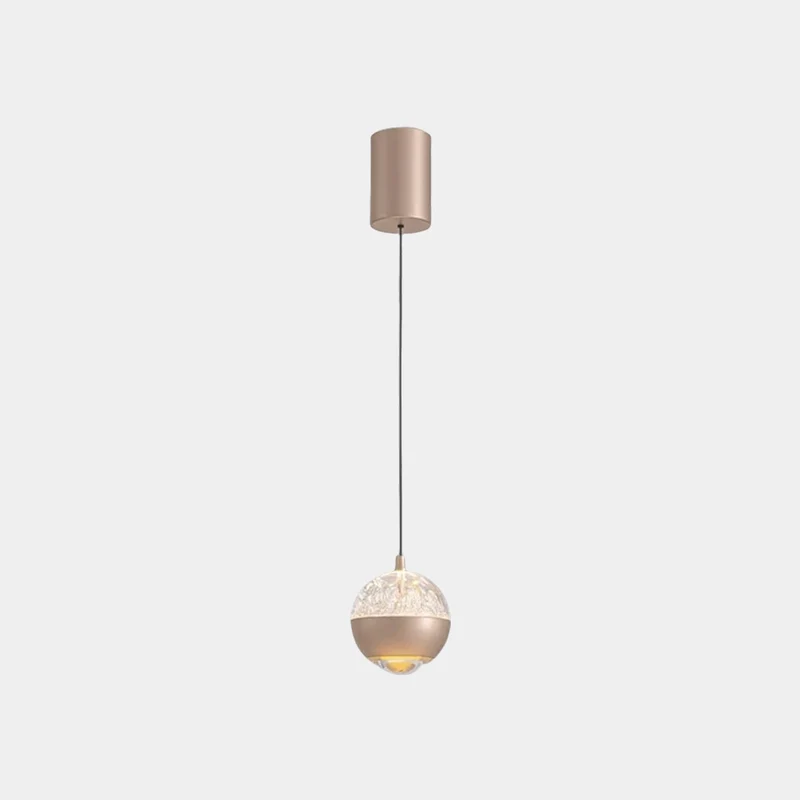 Pendant Light Mini Globe LED, Rose Gold / Black
