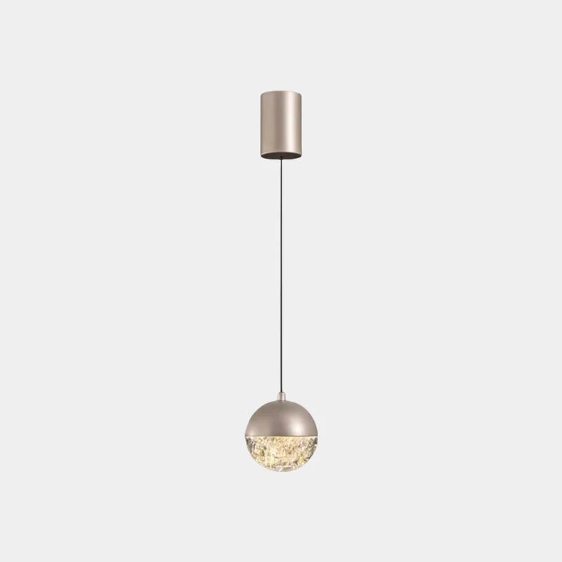 Pendant Light Mini Globe LED, Rose Gold / Black