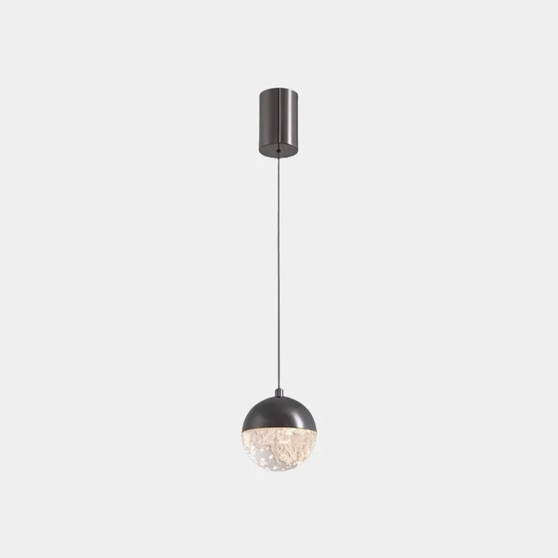 Pendant Light Mini Globe LED, Rose Gold / Black