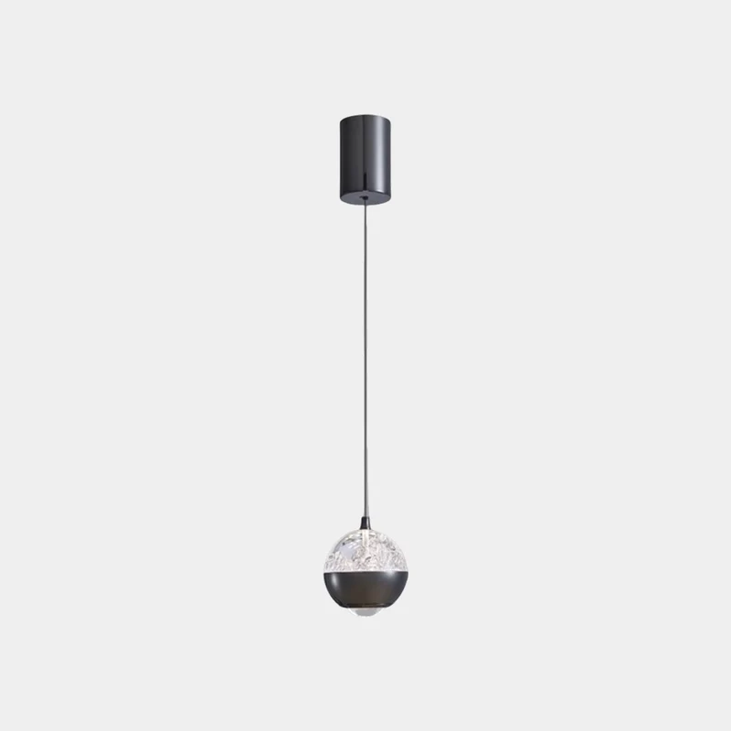 Pendant Light Mini Globe LED, Rose Gold / Black