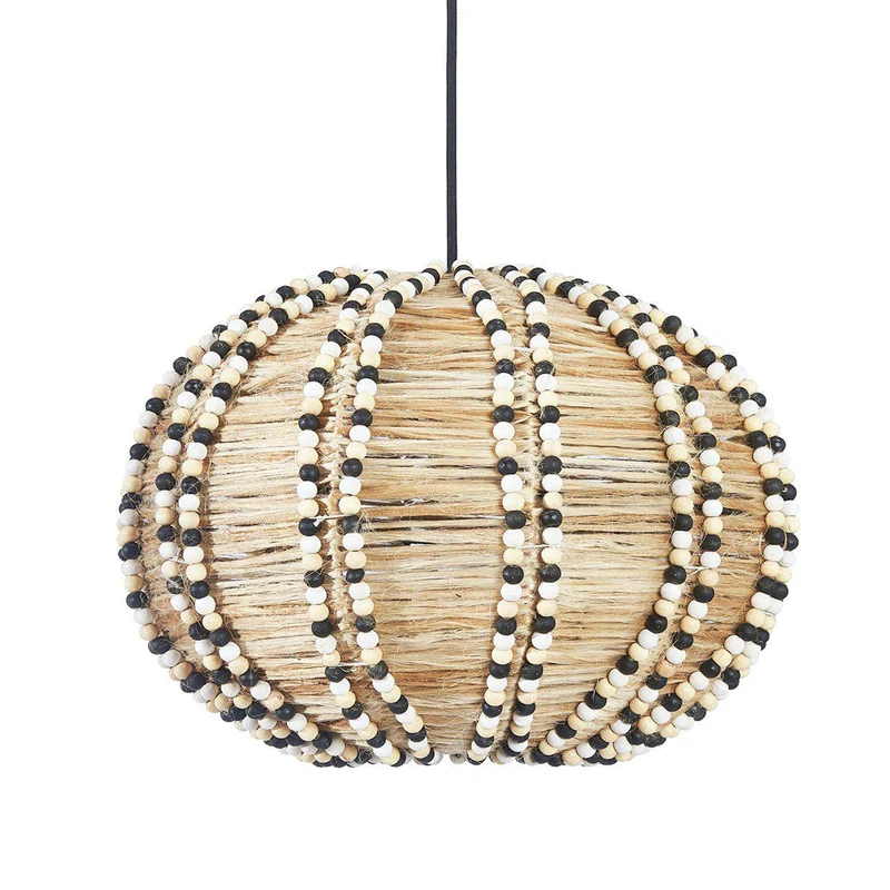 Hängelampe mit Holz SONNTAG
