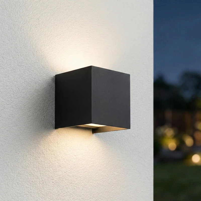 6x SMART Cube Wandleuchte | Dimmbar | Zigbee | Schwarz | Farbtemperatur einstellbar | Hue-kompatibel
