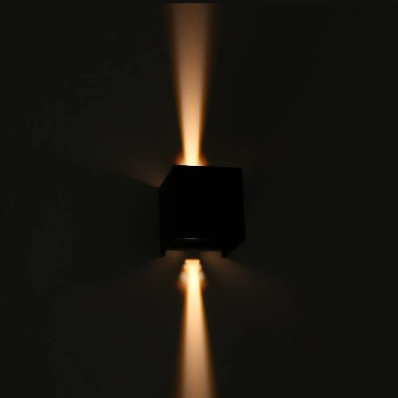 6x SMART Cube Wandleuchte | Dimmbar | Zigbee | Schwarz | Farbtemperatur einstellbar | Hue-kompatibel