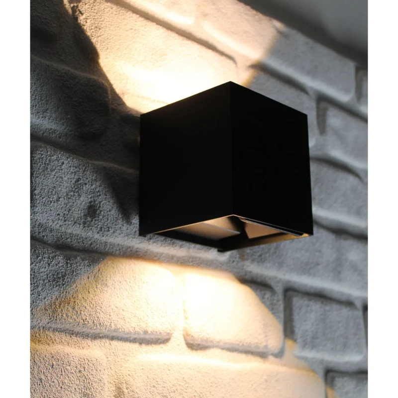 6x SMART Cube Wandleuchte | Dimmbar | Zigbee | Schwarz | Farbtemperatur einstellbar | Hue-kompatibel