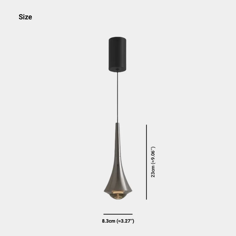 Pendant Light Simple Rain Drop LED, Black / White