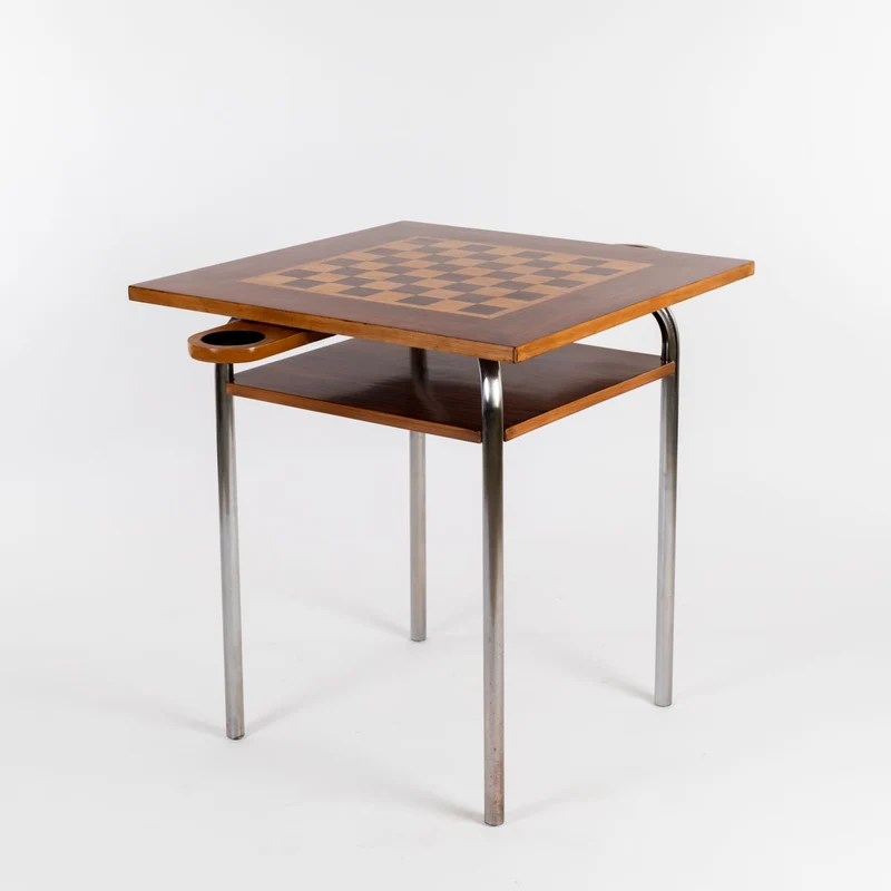 1930er Schachtisch Bauhausstil