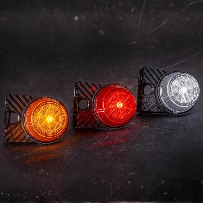 Fristom FT-059 Runde LED-Positionsleuchten mit Reflektor und Halterung