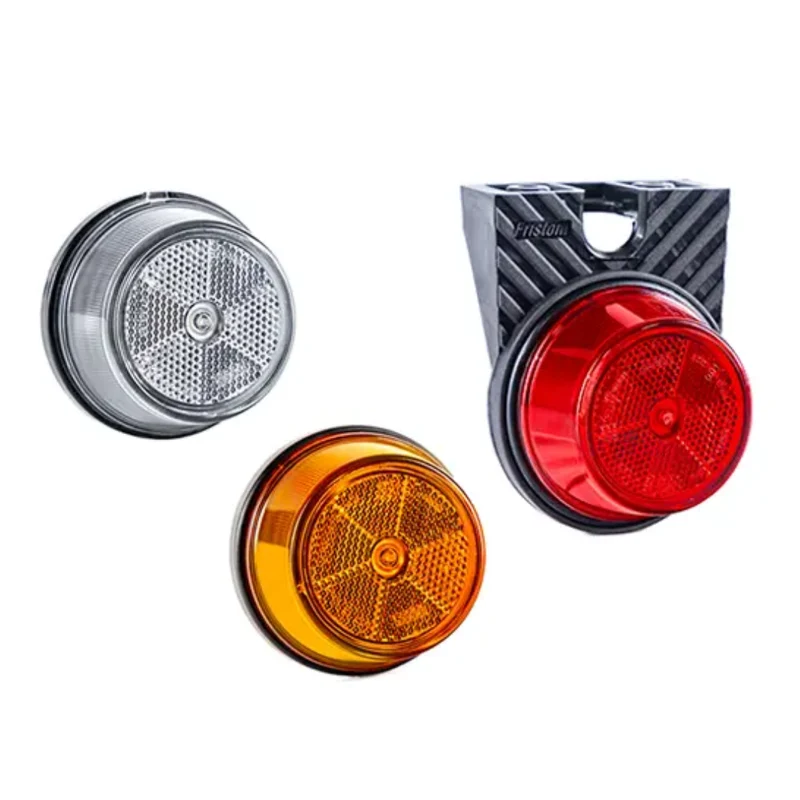 Fristom FT-059 Runde LED-Positionsleuchten mit Reflektor und Halterung