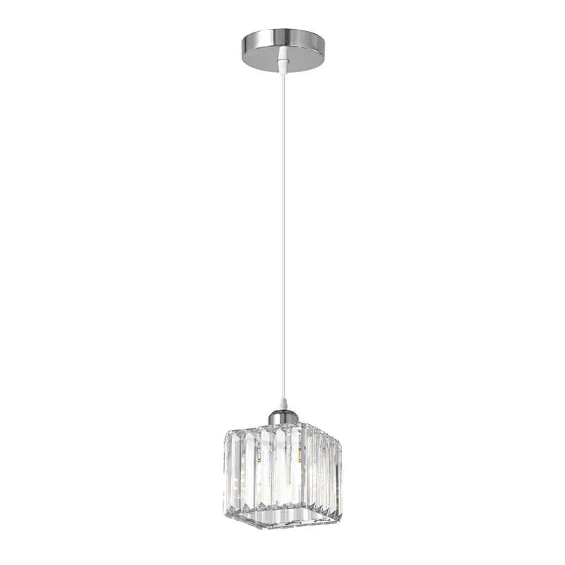 Mini Kristall Kronleuchter Würfel Modern | E27 Fassung ~3857