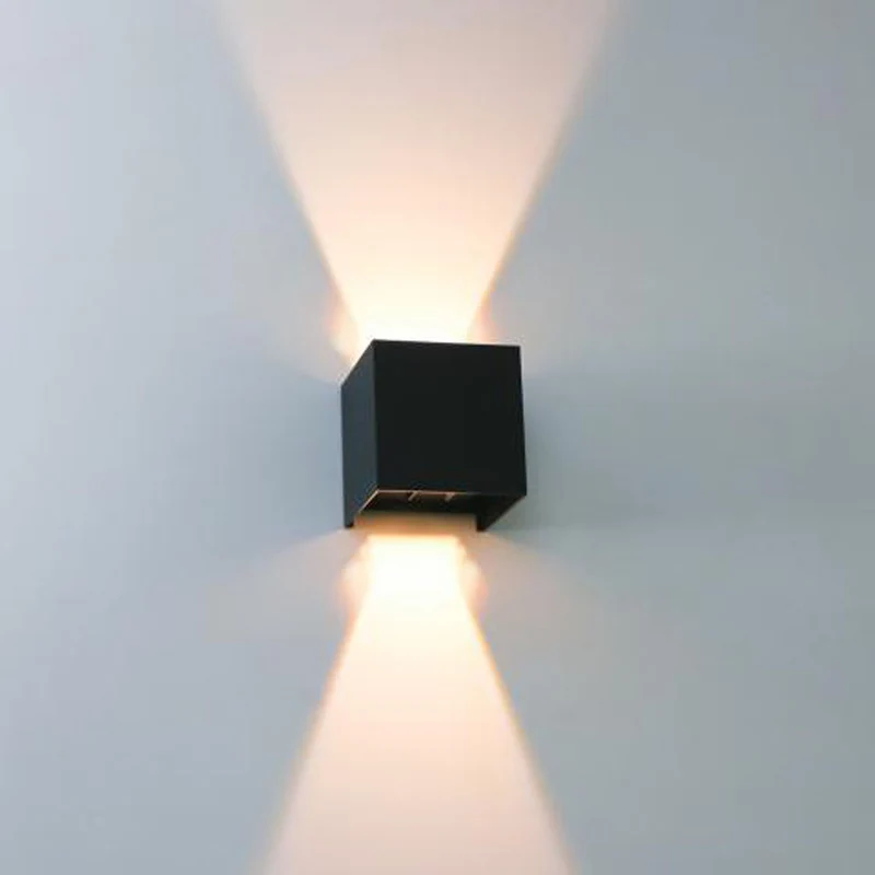 8x SMART Cube Wandleuchte | Dimmbar | Zigbee | Schwarz | Farbtemperatur einstellbar | Hue-kompatibel