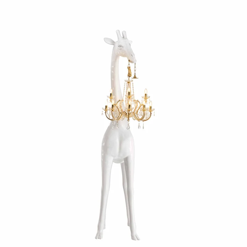 Floor Lamp GIRAFFE IN LOVE M by Marcantonio for Qeeboo