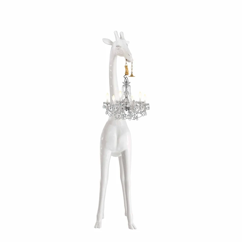 Floor Lamp GIRAFFE IN LOVE M by Marcantonio for Qeeboo