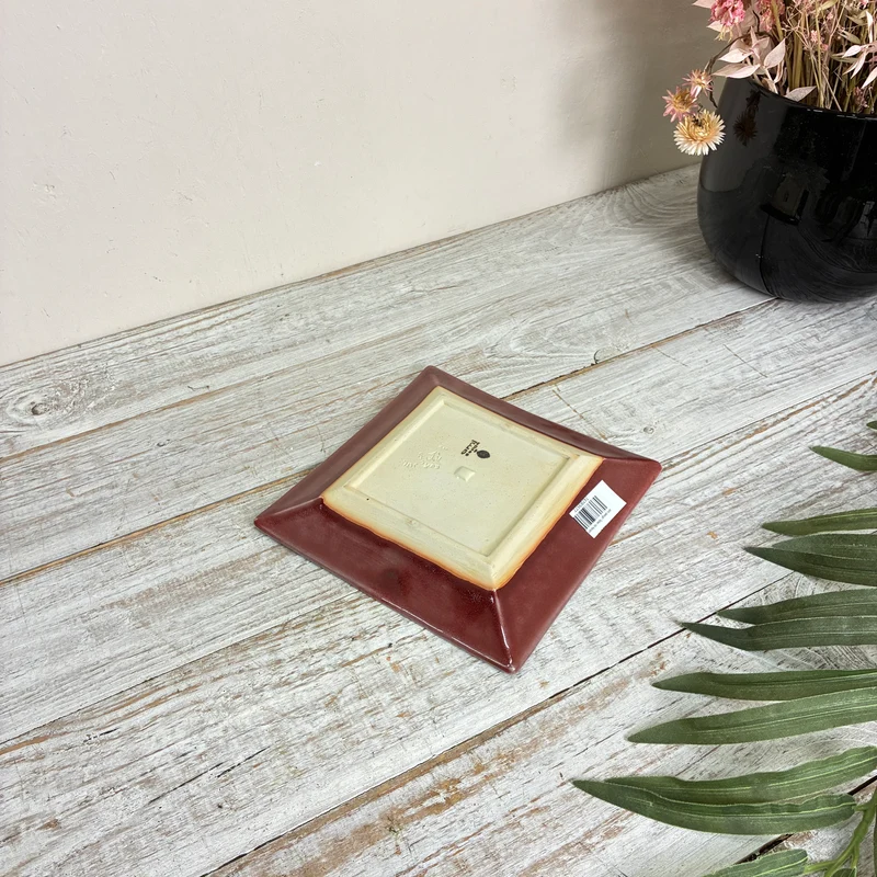 Ami Design Teller Rot Keramik Dekoschale Rot Deko