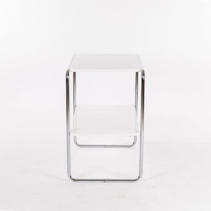 1930er Konsolentisch B12 von Marcel Breuer, Weiß Lackiert