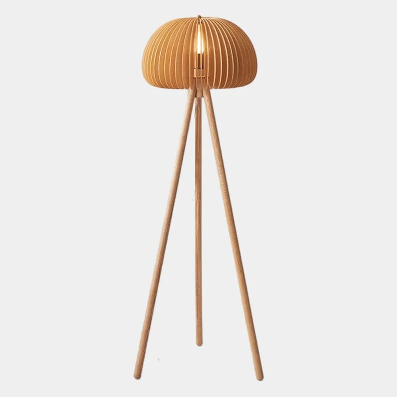 Table Lamp/Tripod Floor Lamp Ambient Pumpkin Wood