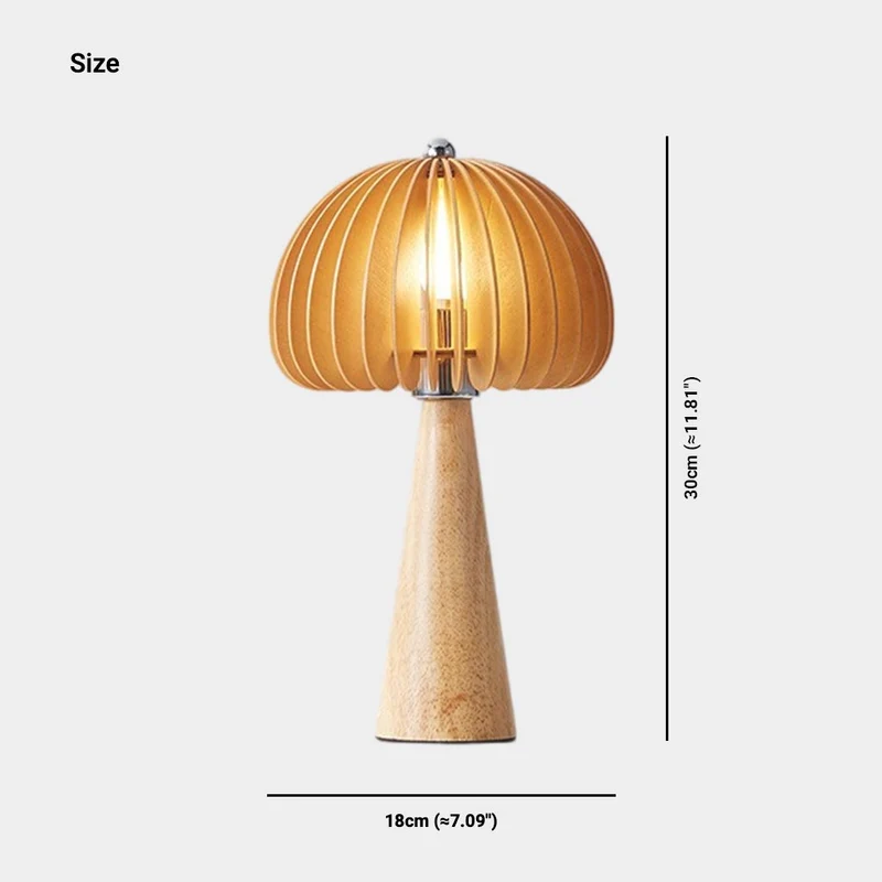 Table Lamp/Tripod Floor Lamp Ambient Pumpkin Wood