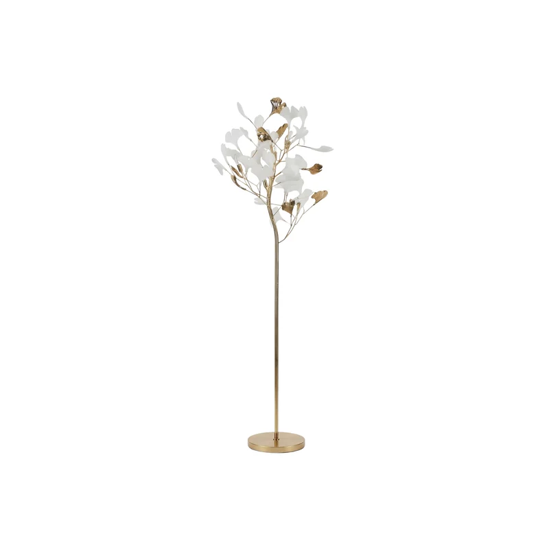 Stehlampe aus Metall im Ginkgo-Stil – Ginkova
