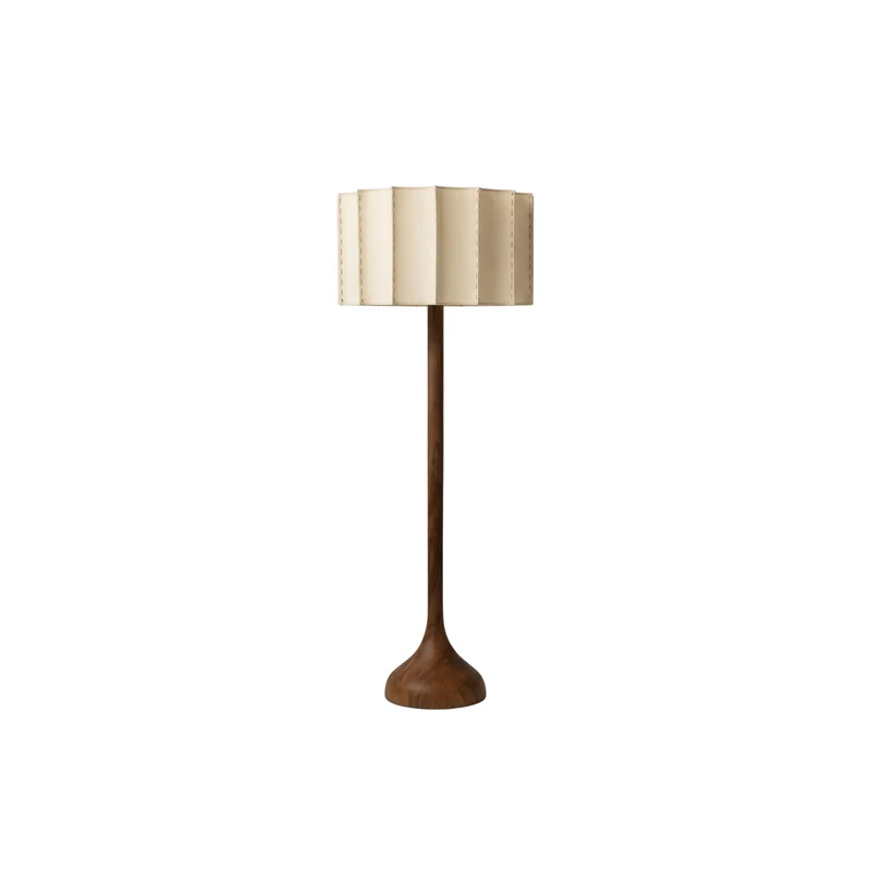 Stehlampe aus Holz im Wabi-Sabi-Stil für Wohnzimmer – Armonique
