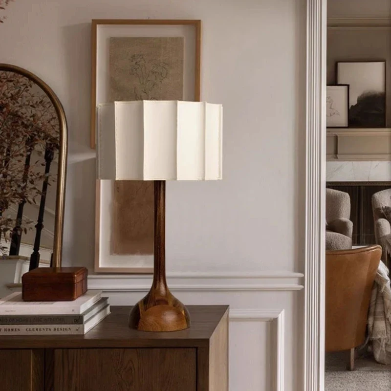 Stehlampe aus Holz im Wabi-Sabi-Stil für Wohnzimmer – Armonique