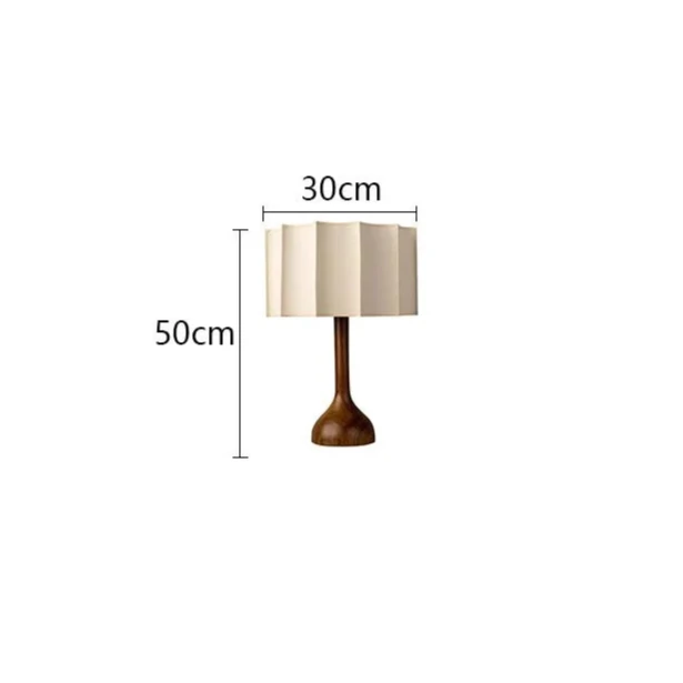Stehlampe aus Holz im Wabi-Sabi-Stil für Wohnzimmer – Armonique