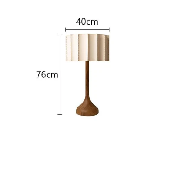 Stehlampe aus Holz im Wabi-Sabi-Stil für Wohnzimmer – Armonique