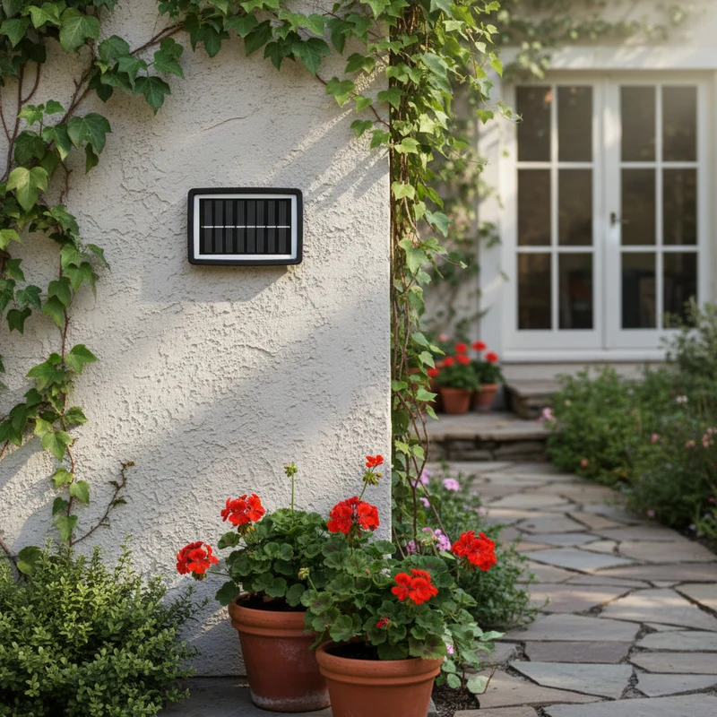 Moderne LED-Solar-Wandleuchte für Garten – Solastre