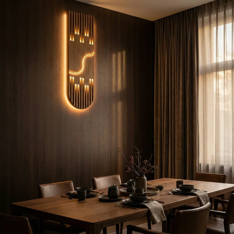 LED-Wandleuchte aus Kupfer für Wohnzimmer – Candelure