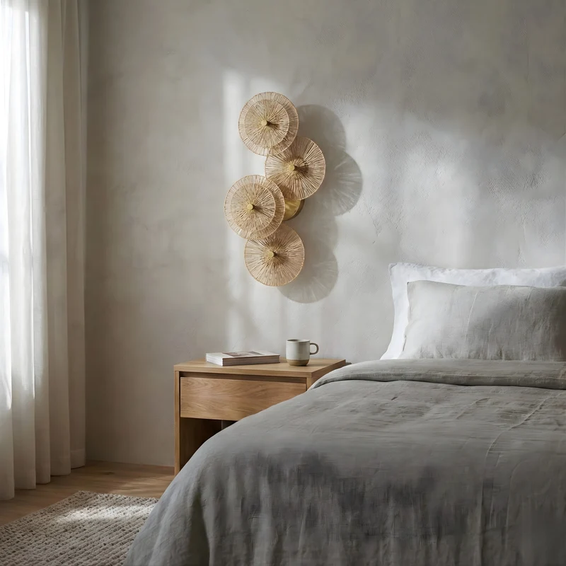 Moderne Glas-Wandleuchte für Wohnzimmer – Orisande