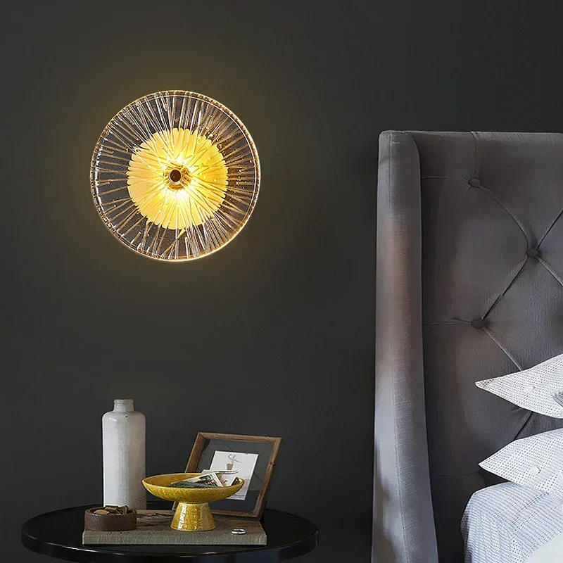 Moderne Glas-Wandleuchte für Wohnzimmer – Orisande
