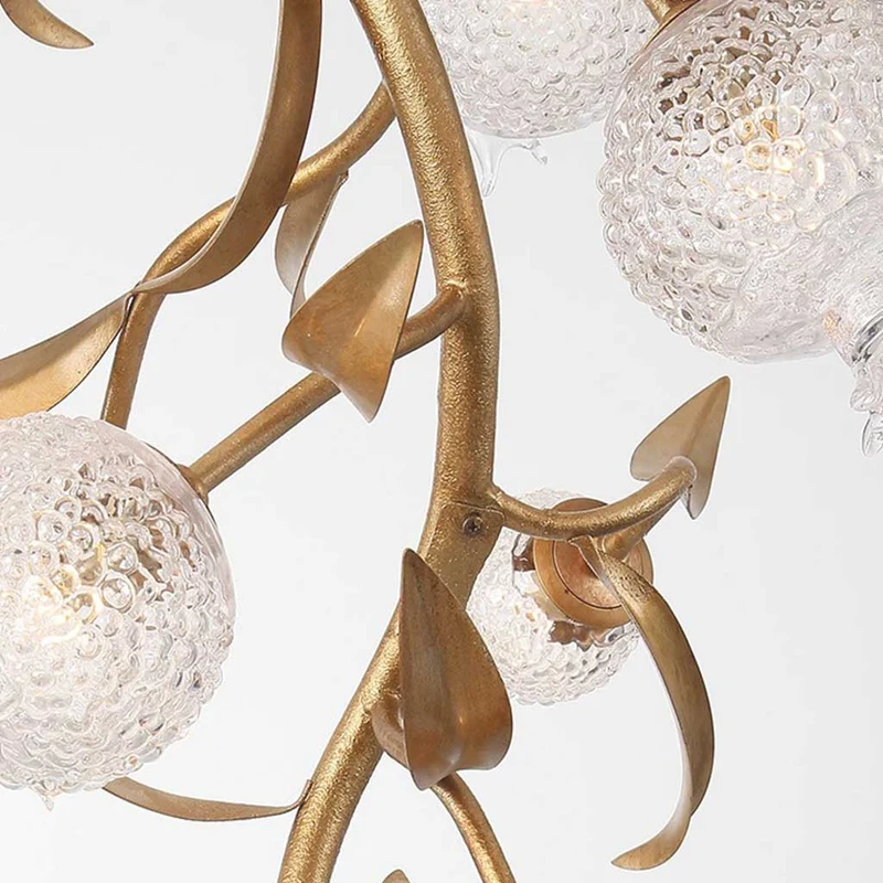 Chandelier Luxury Crystal Pomegranate for High Ceiling