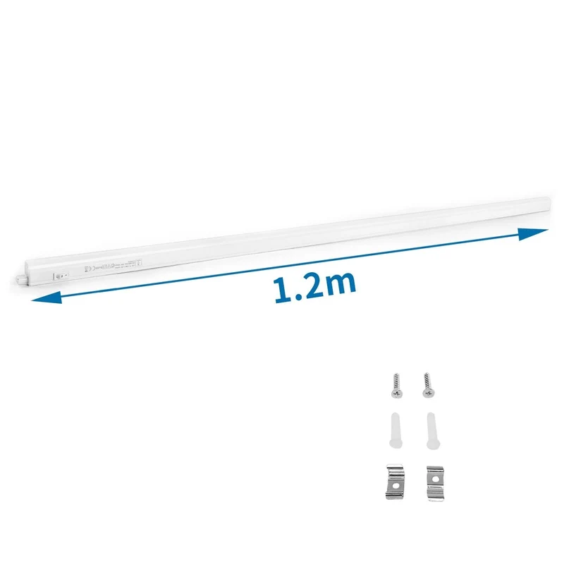 LED T5 Leuchte | Schrankbeleuchtung | 120cm | 18W | Einstellbare CCT-Lichtfarbe | Verbindbar