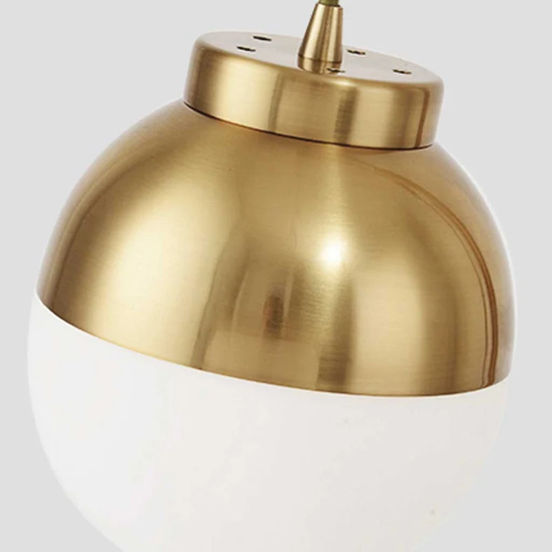 Floor Lamp Nordic Iron Gold Arched Glass Globe