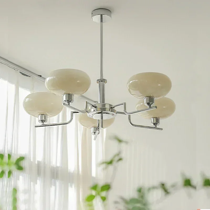 Moderner Eisen-Kronleuchter für Wohnzimmer und Schlafzimmer – Zelironia
