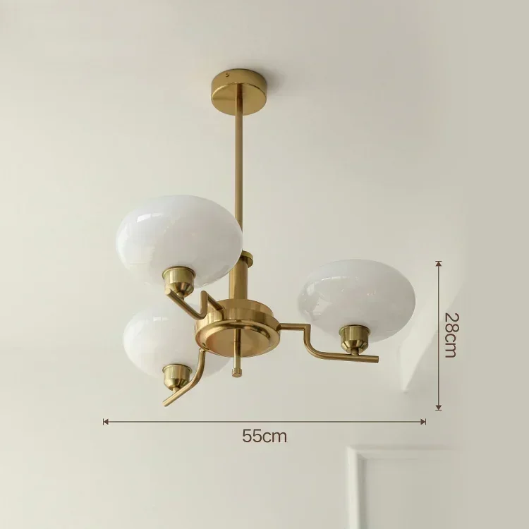 Moderner Eisen-Kronleuchter für Wohnzimmer und Schlafzimmer – Zelironia