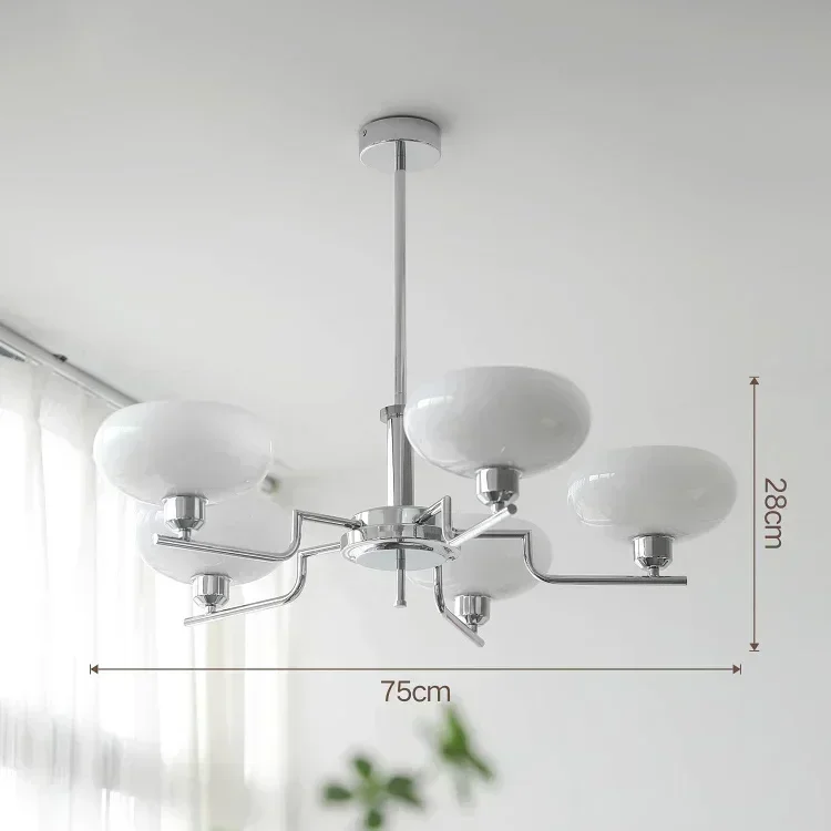 Moderner Eisen-Kronleuchter für Wohnzimmer und Schlafzimmer – Zelironia
