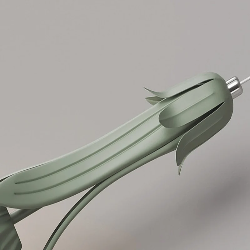 Pendant Light Art Deco Small Lily of the Valley, Green / White