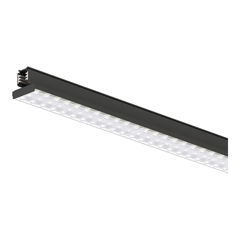 3-Phasen Schienenstrahler Travos | 60cm | 12-16-20-24 Watt Schalter | Schwarz | CCT Schalter