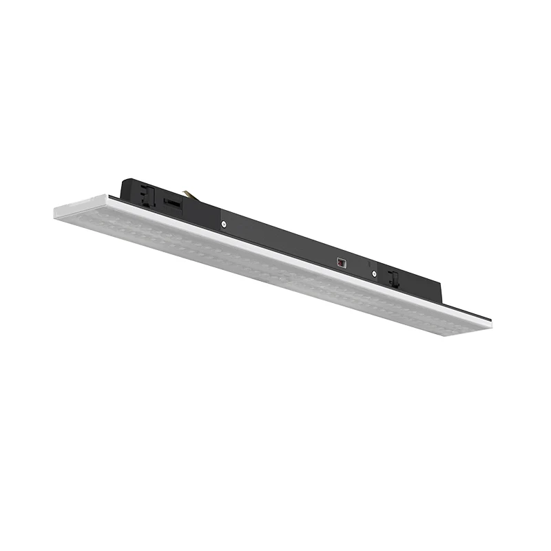 3-Phasen Schienenstrahler Travos | 60cm | 12-16-20-24 Watt Schalter | Schwarz | CCT Schalter