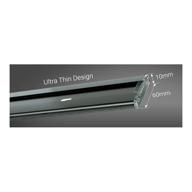3-Phasen Schienenstrahler Travos | 60cm | 12-16-20-24 Watt Schalter | Schwarz | CCT Schalter