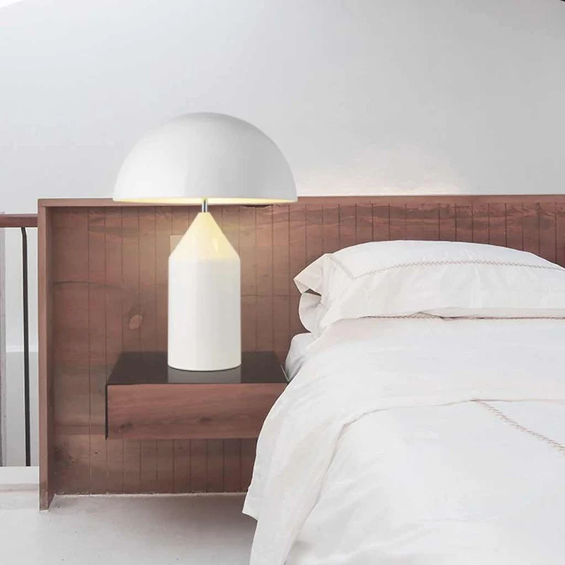 Desk Table Lamp Modern Creative Metal Murshroom, 3 Colors