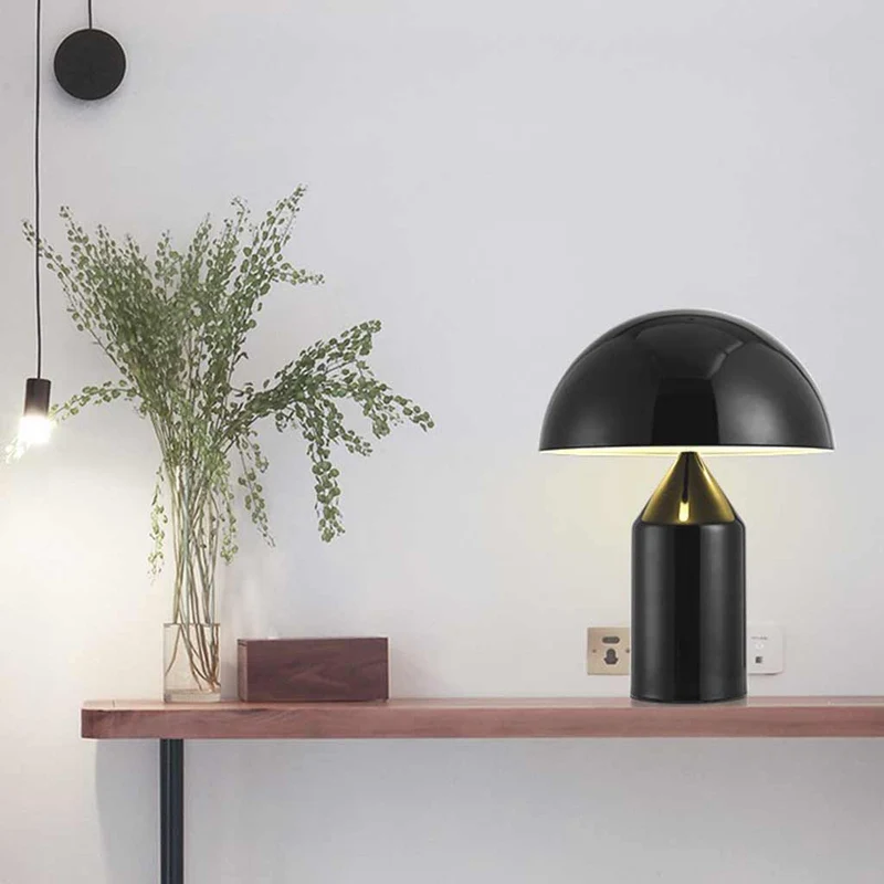 Desk Table Lamp Modern Creative Metal Murshroom, 3 Colors