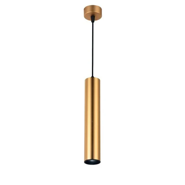 Goldene Hängelampe länglich - 30cm | GU10-Fassung