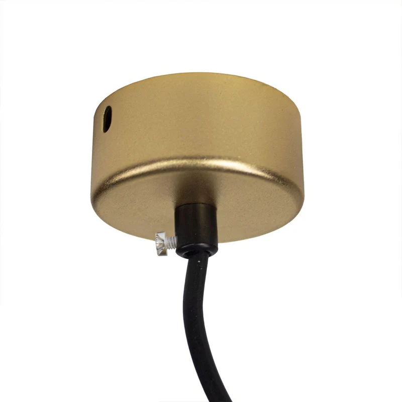 Goldene Hängelampe länglich - 30cm | GU10-Fassung