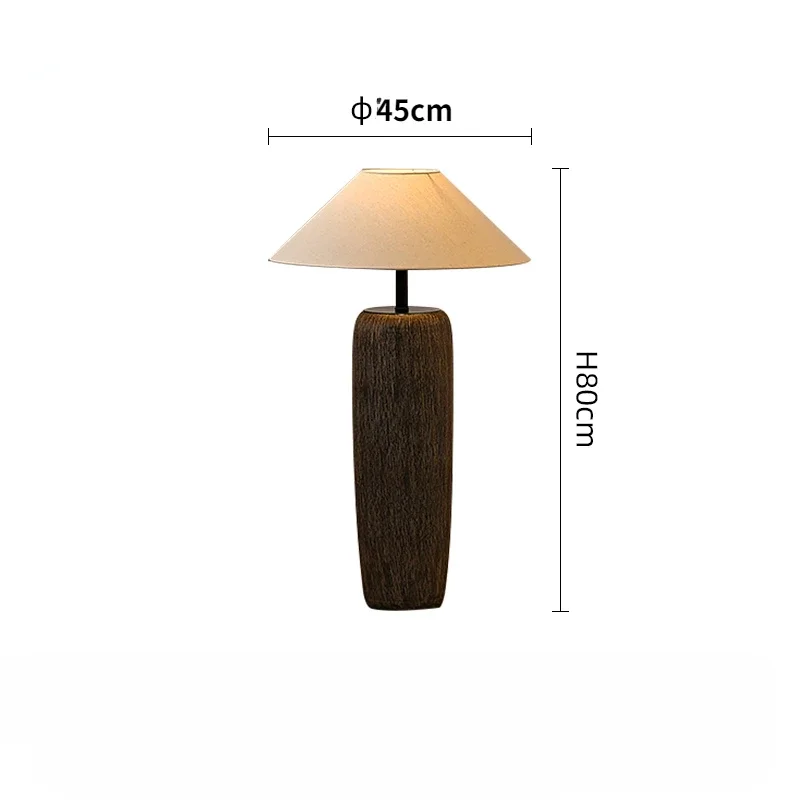 Japanischer Stehlampe aus Keramik – Artélys