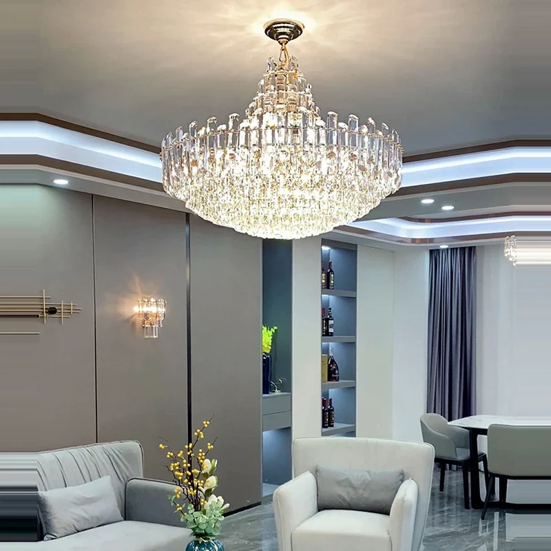 Moderner Kristall-Luster für Maisonette – Estellione