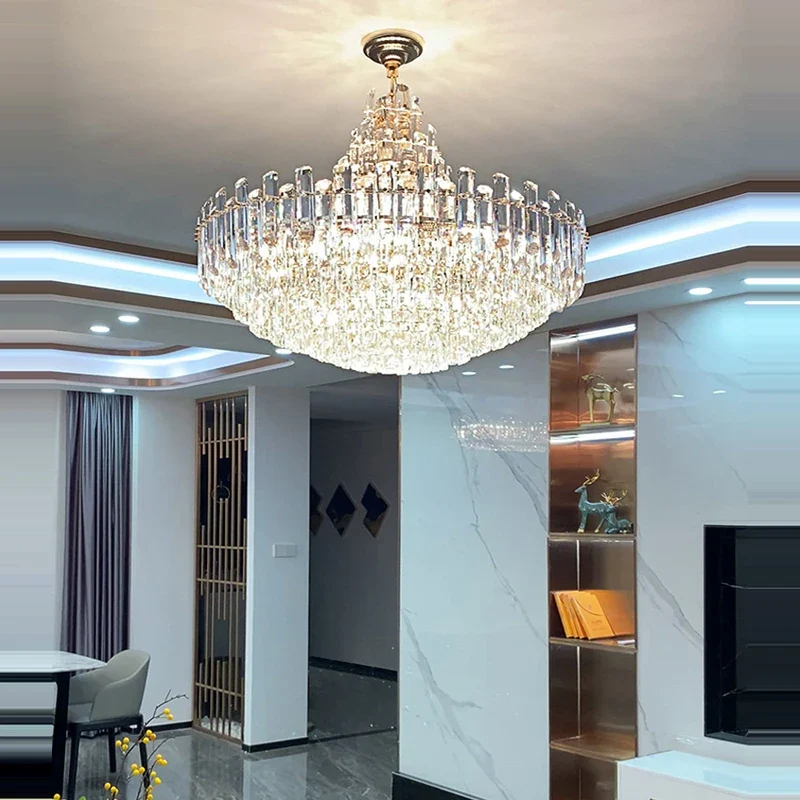 Moderner Kristall-Luster für Maisonette – Estellione