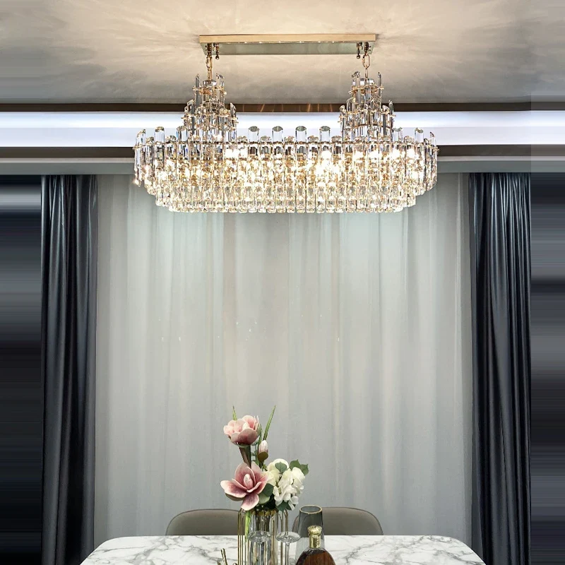 Moderner Kristall-Luster für Maisonette – Estellione